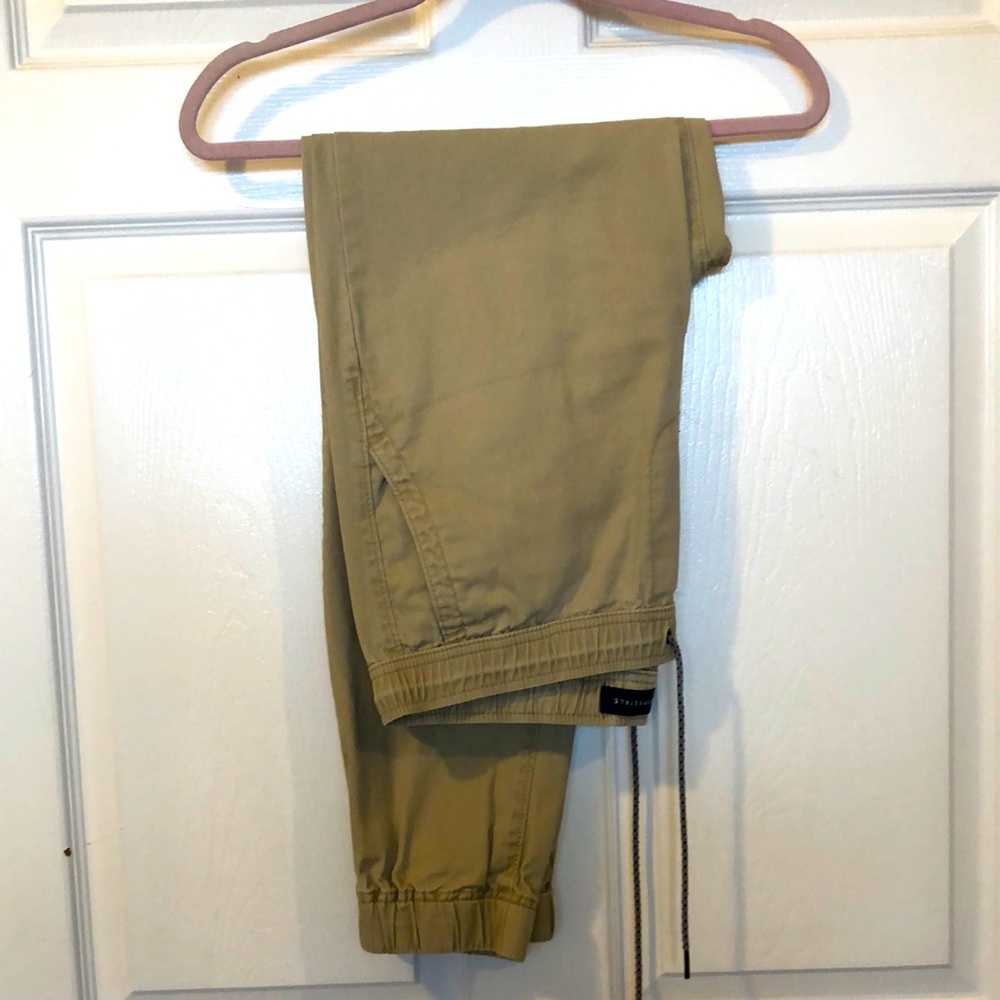 Men's Tan jogger Pants